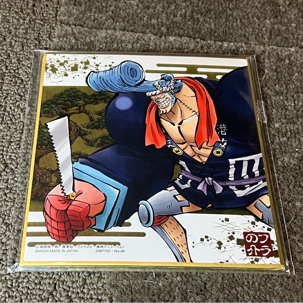 One Piece Franky Shikishi Anime Art Board Print Japan Exclusive Anime Manga Toei